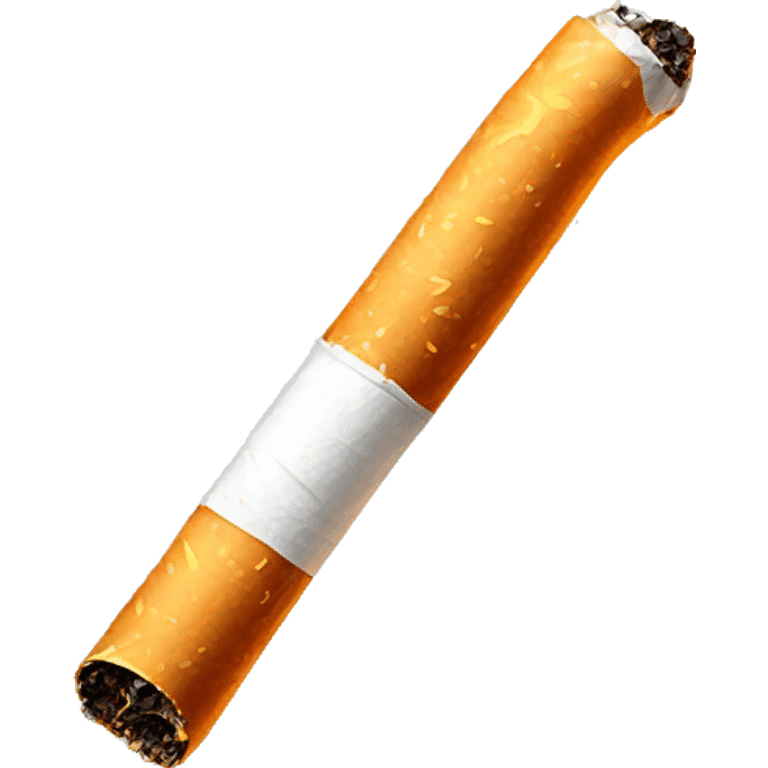 rolled cigarette with a glowing tip emoji