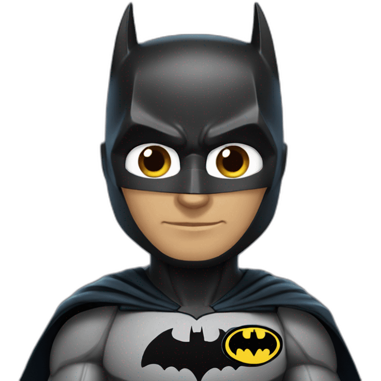 Batman is very in love with everyone emoji