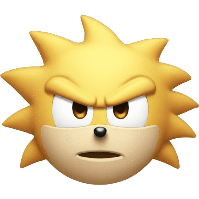 sonic head emoji