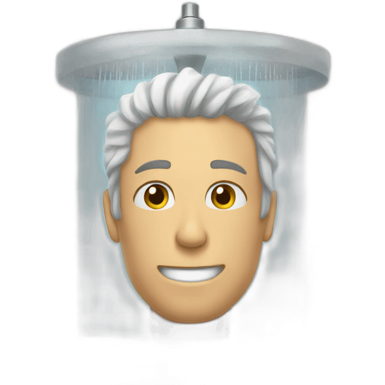 a man in the shower emoji