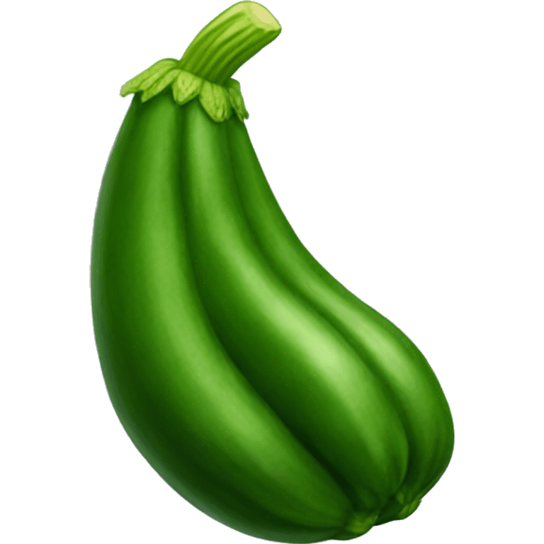 one zucchini emoji