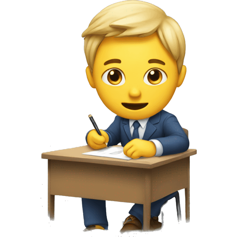 doing exam emoji