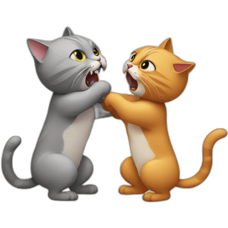 cat-fighting-the-other-cat emoji