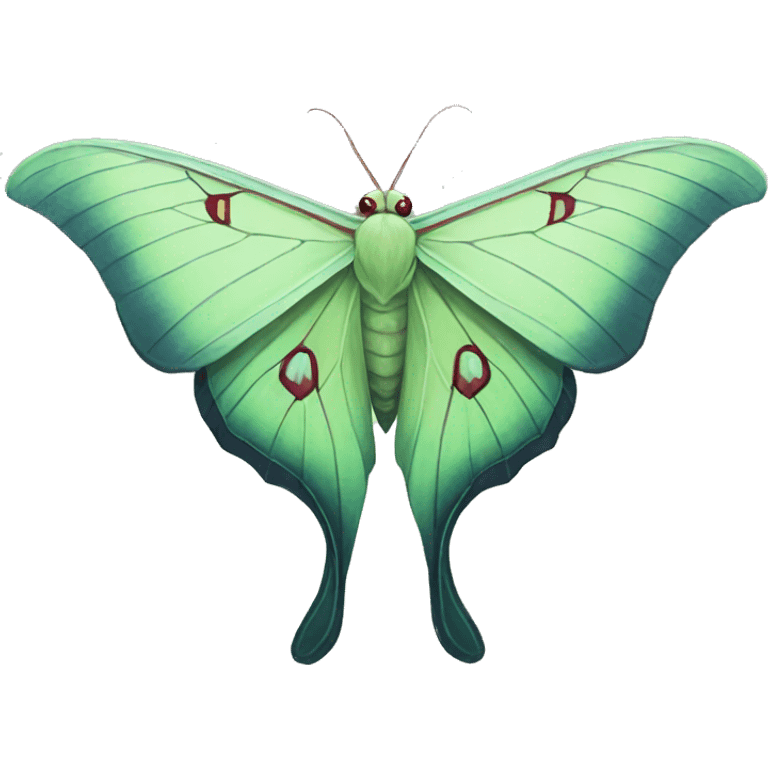 Luna Moth emoji