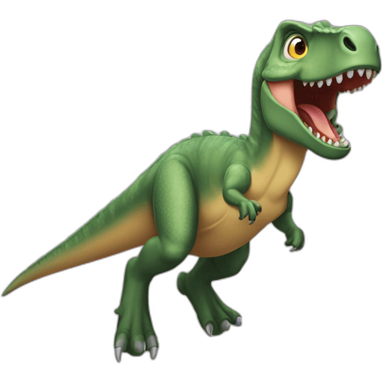 Tiranosaurio Rex volando emoji