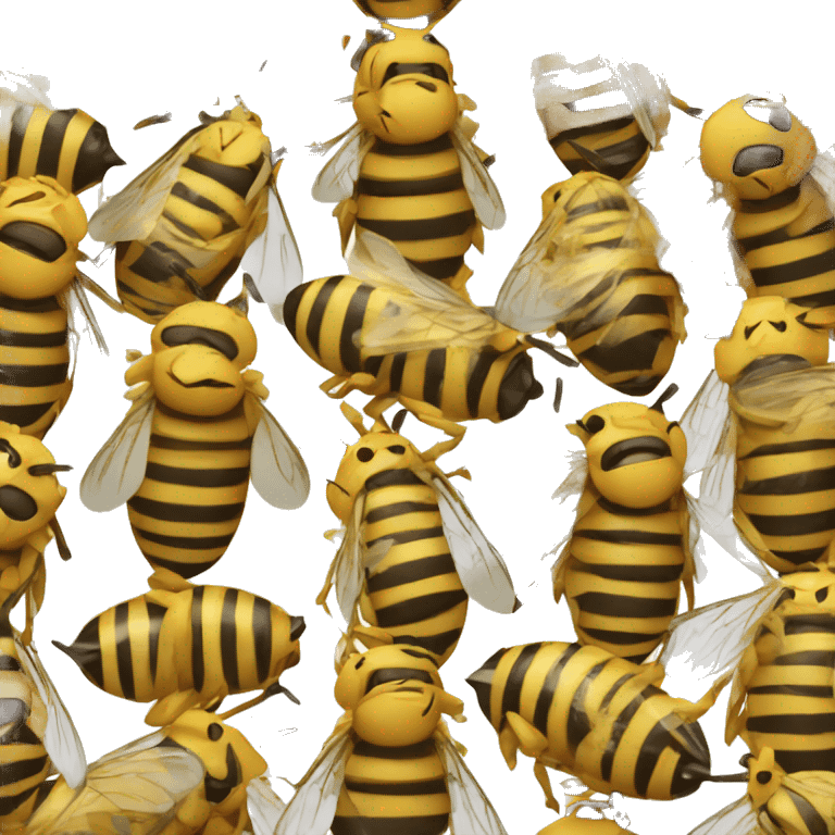 Zwei bienen emoji