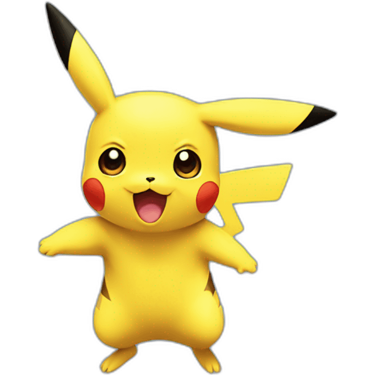 Pikachu diciendo ok emoji