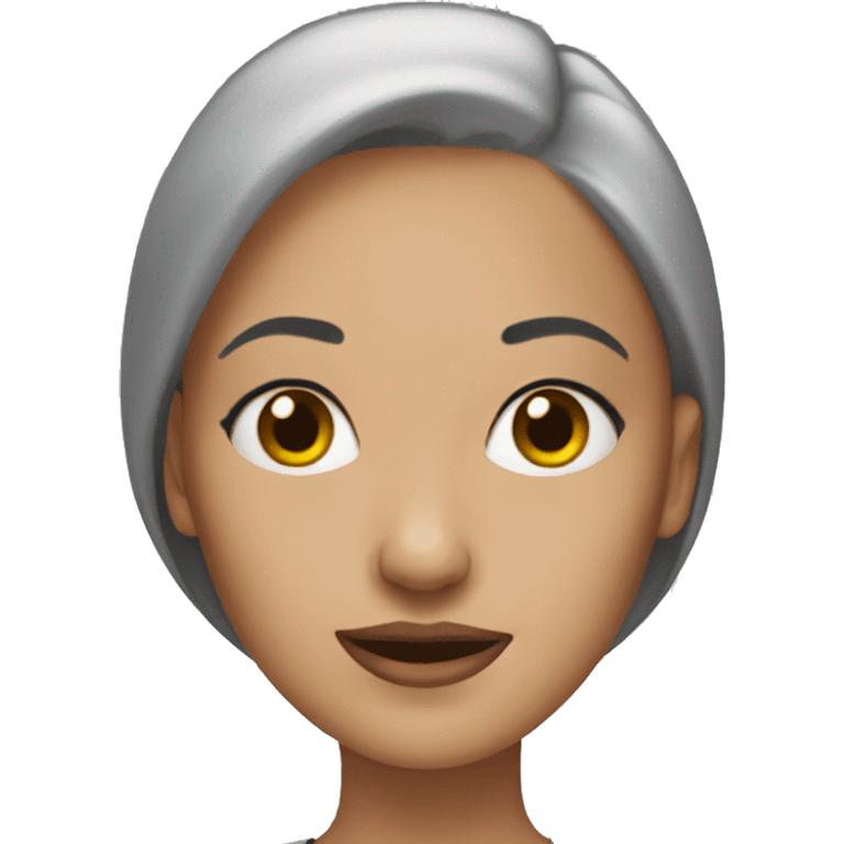 bald woman emoji