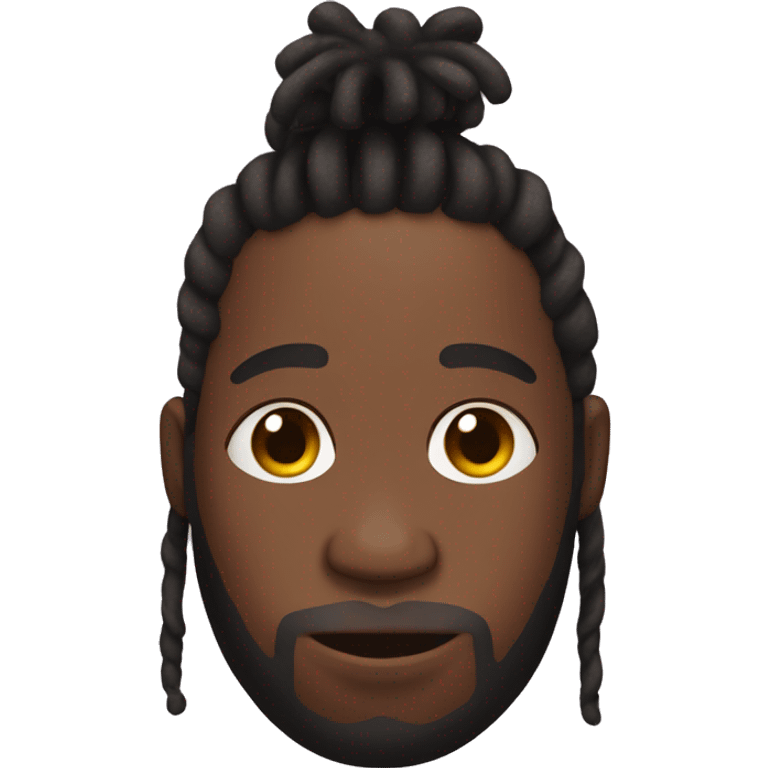 Pregnant black man with dreads  emoji