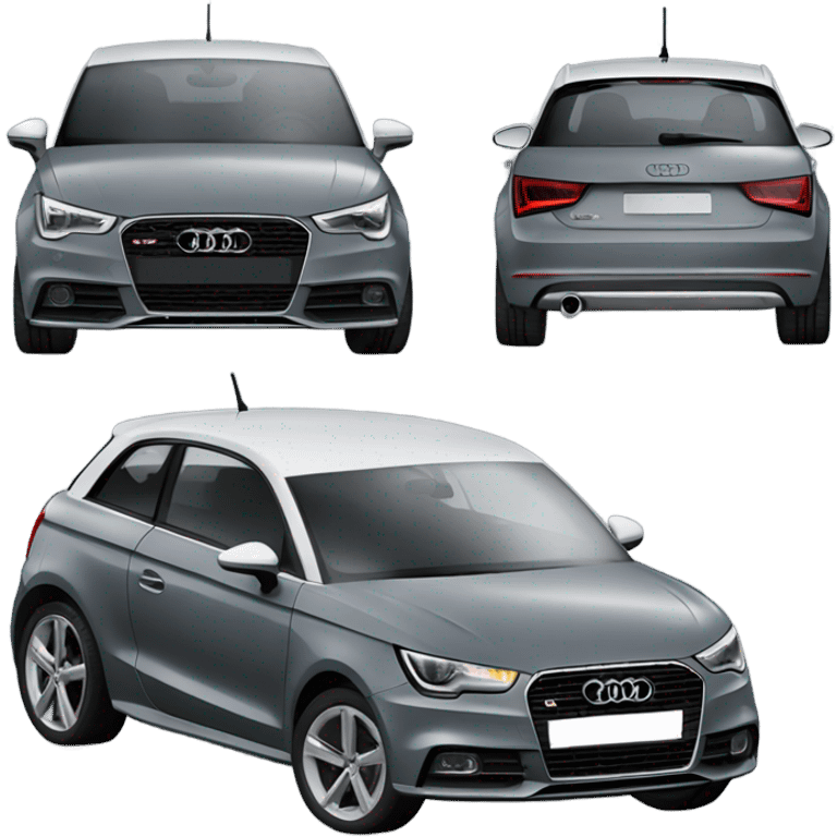 Audi a1 grey emoji