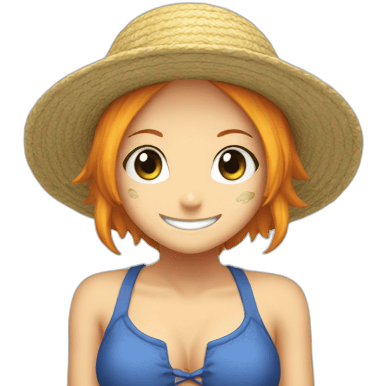 one piece nami emoji