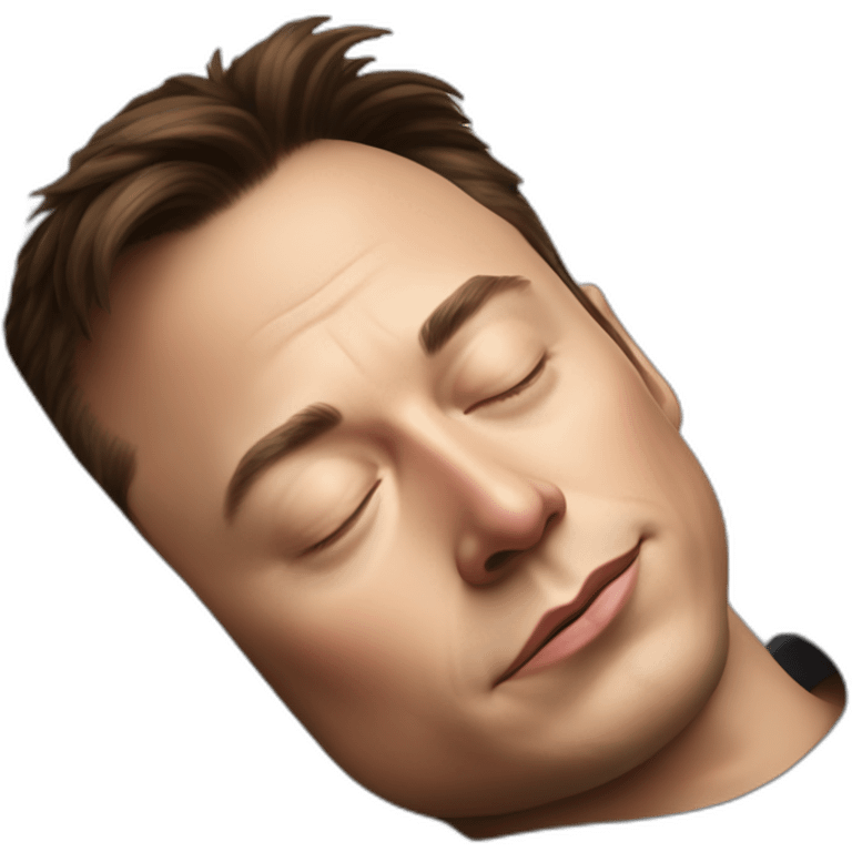 elon musk sleeping emoji