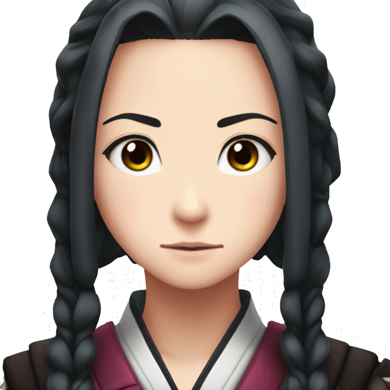 Nezuko from Demon Slayer emoji