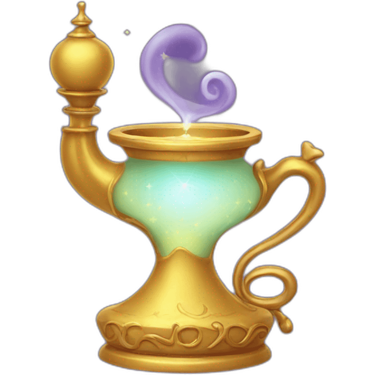 Magic lamp nursing emoji