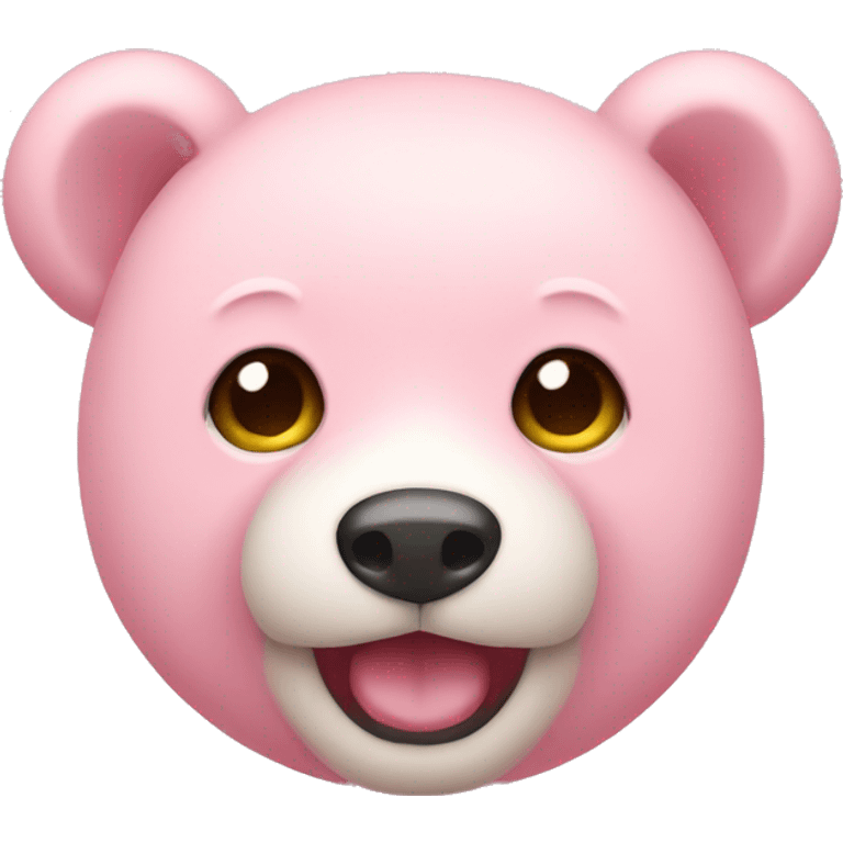 Light pink teddy bear emoji