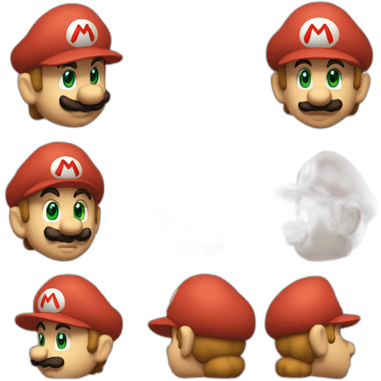 Mario feu emoji