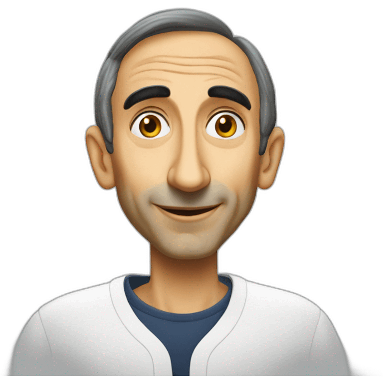 Eric Zemmour buvant de la biere emoji