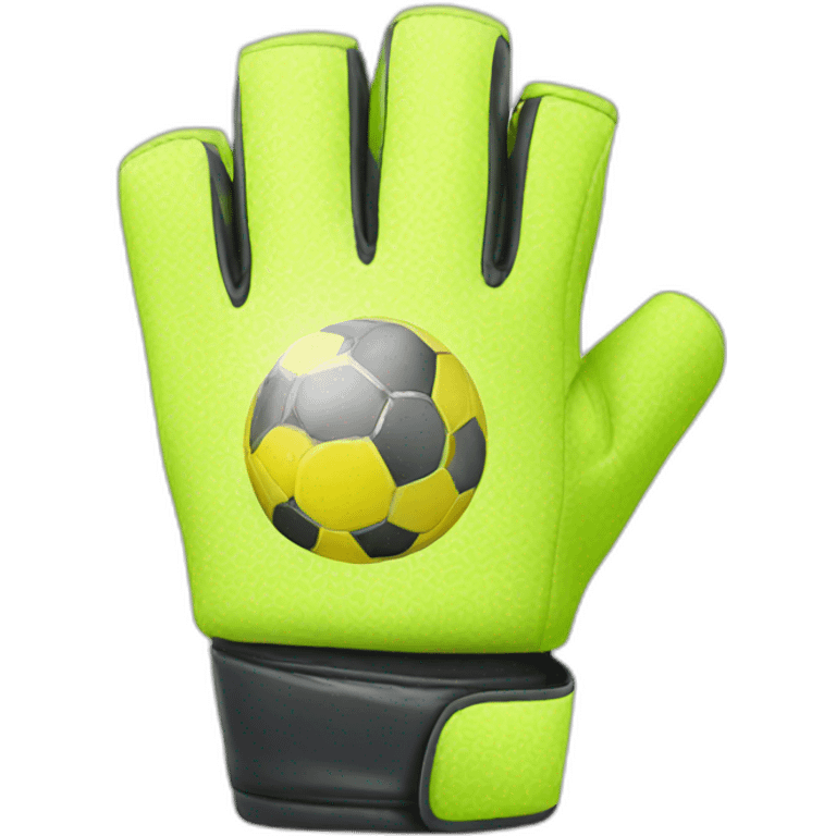 Les gants de foot emoji