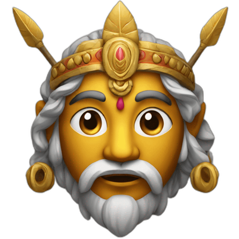 Indian god with spear emoji