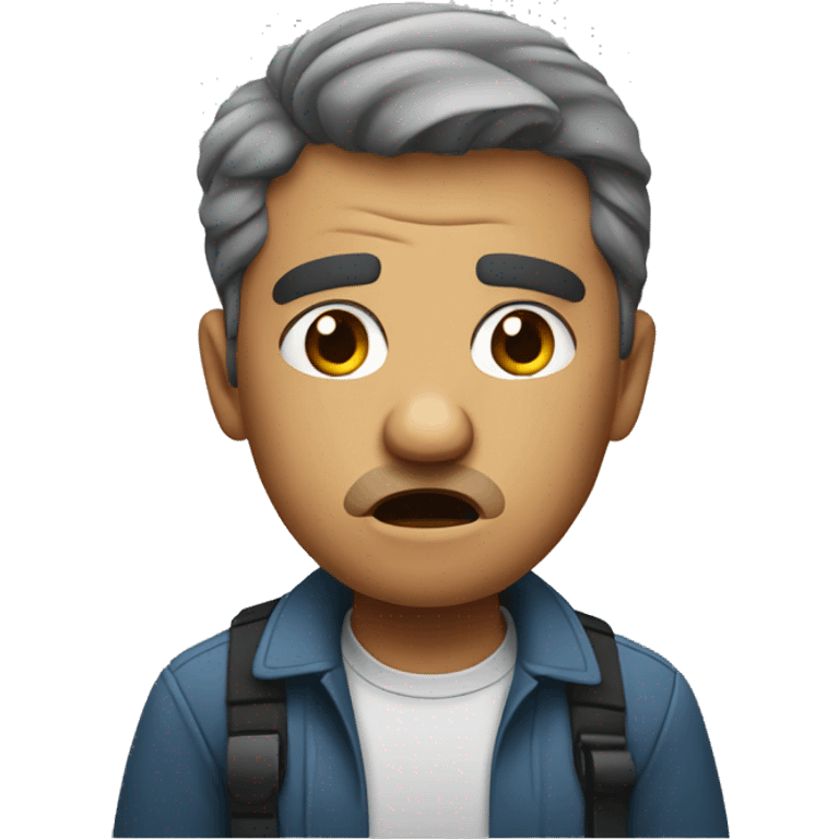 IRRITATED adult emoji