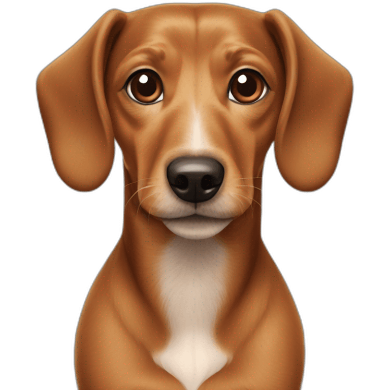 brown dachshund and terrier dog mix emoji