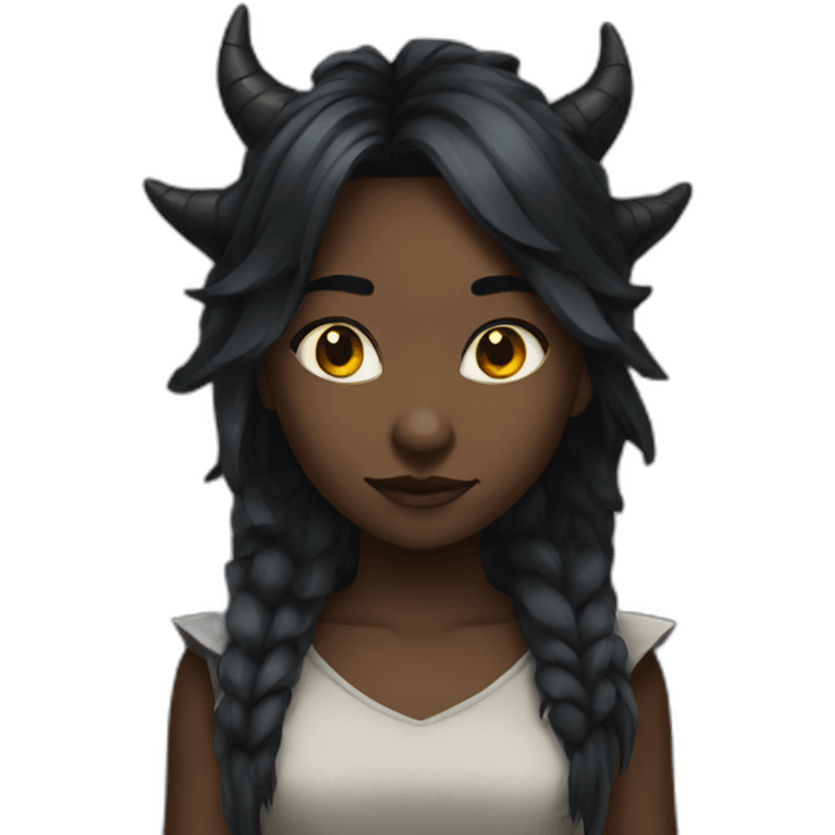 black-dragon-girl emoji