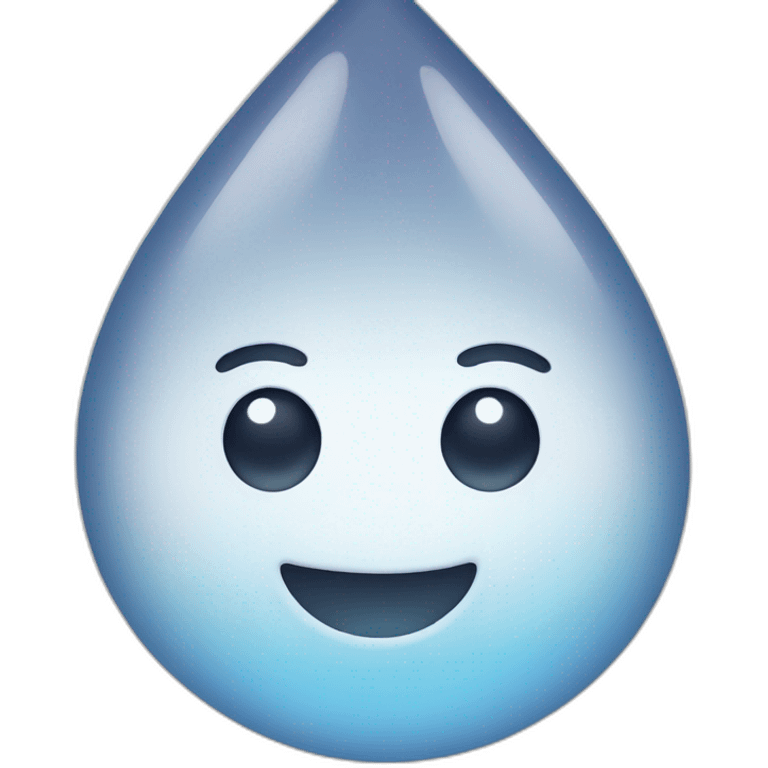 White Water Drop emoji