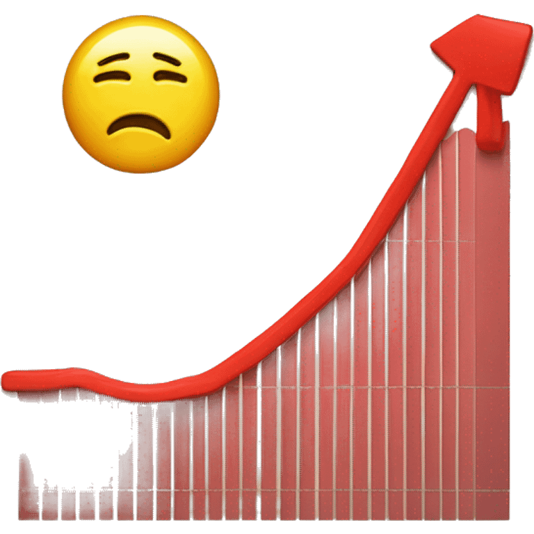 a chart spiking up indicating price hike emoji