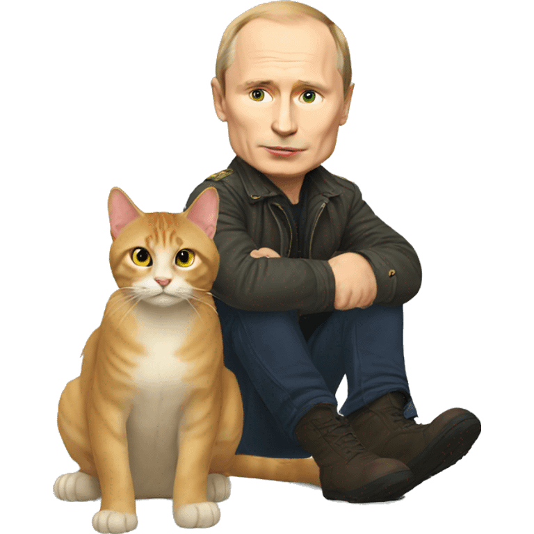 putin with cat emoji