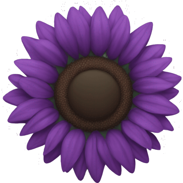 Purple sunflower emoji