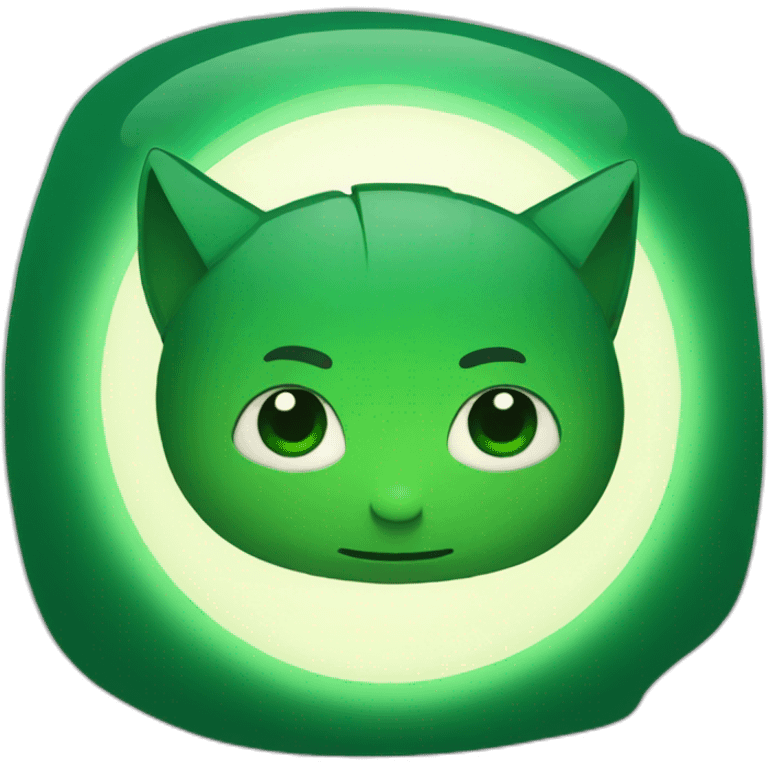 Linterna verde emoji