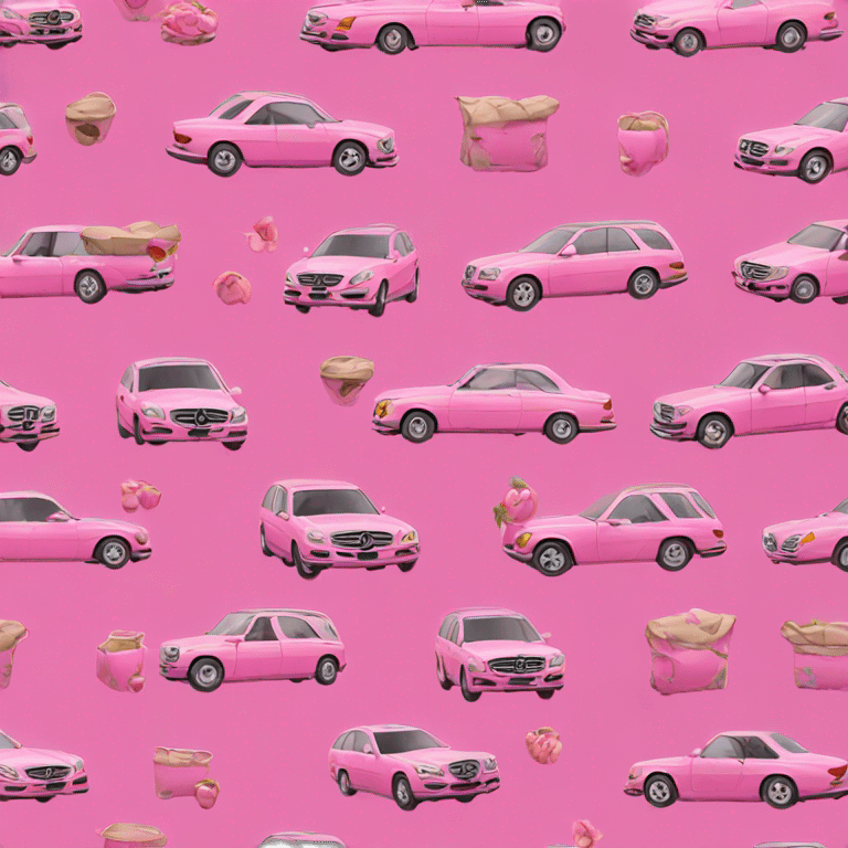 Mercedes pink emoji