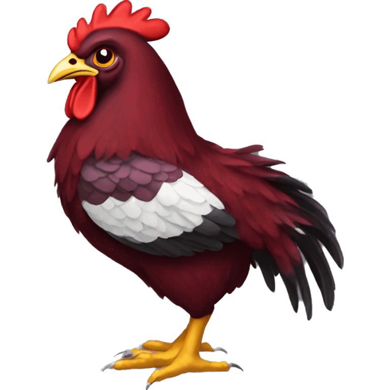 Garnet gamecock  emoji