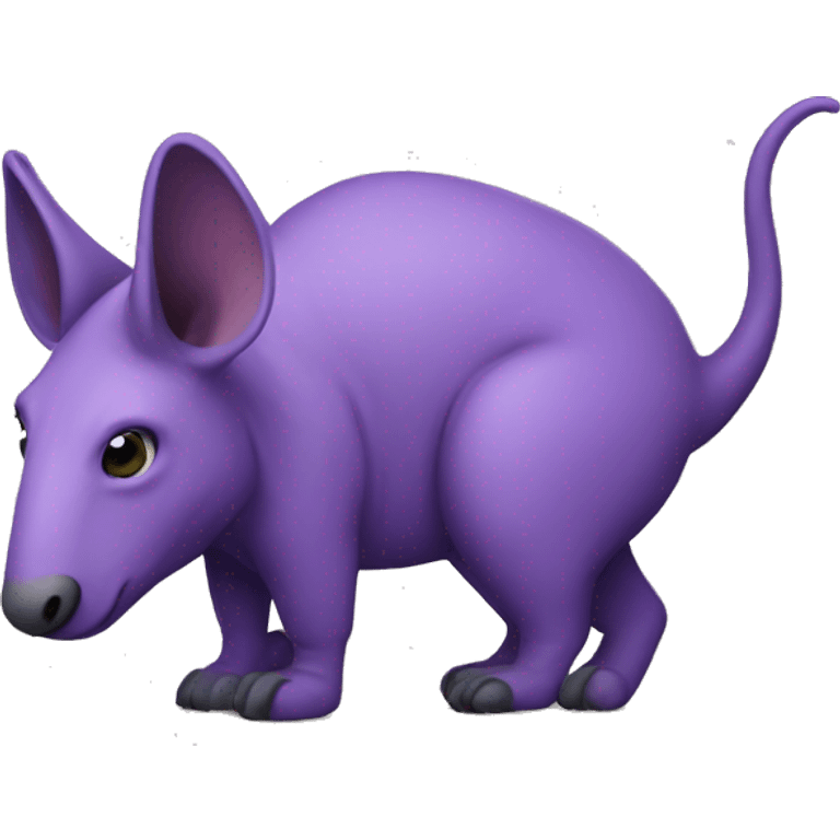 purple Aardvark emoji