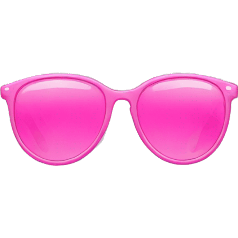 Pink sunglasses  emoji