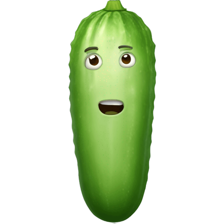 Cucumber in deep hole emoji