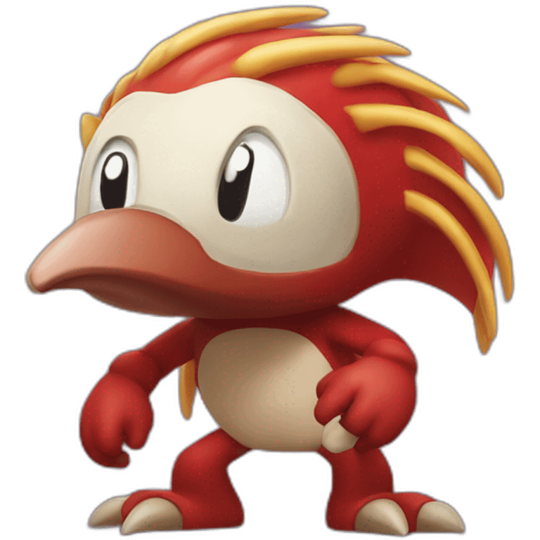 Knuckles the echidna emoji