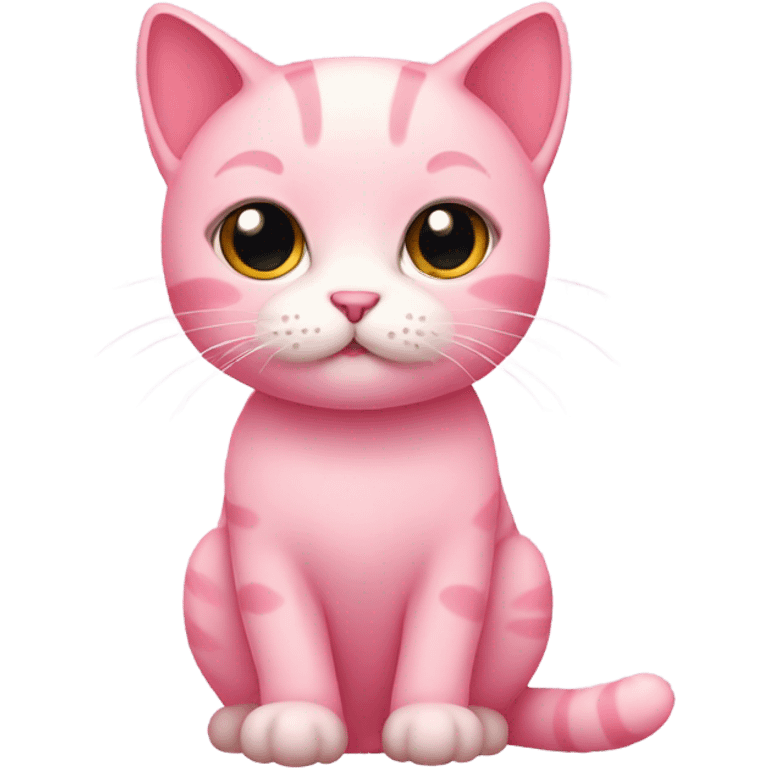 pink cute cat emoji