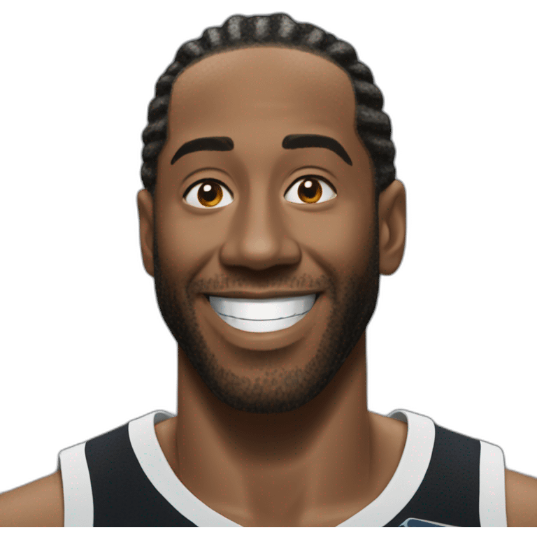 Kawhi Leonard smile emoji