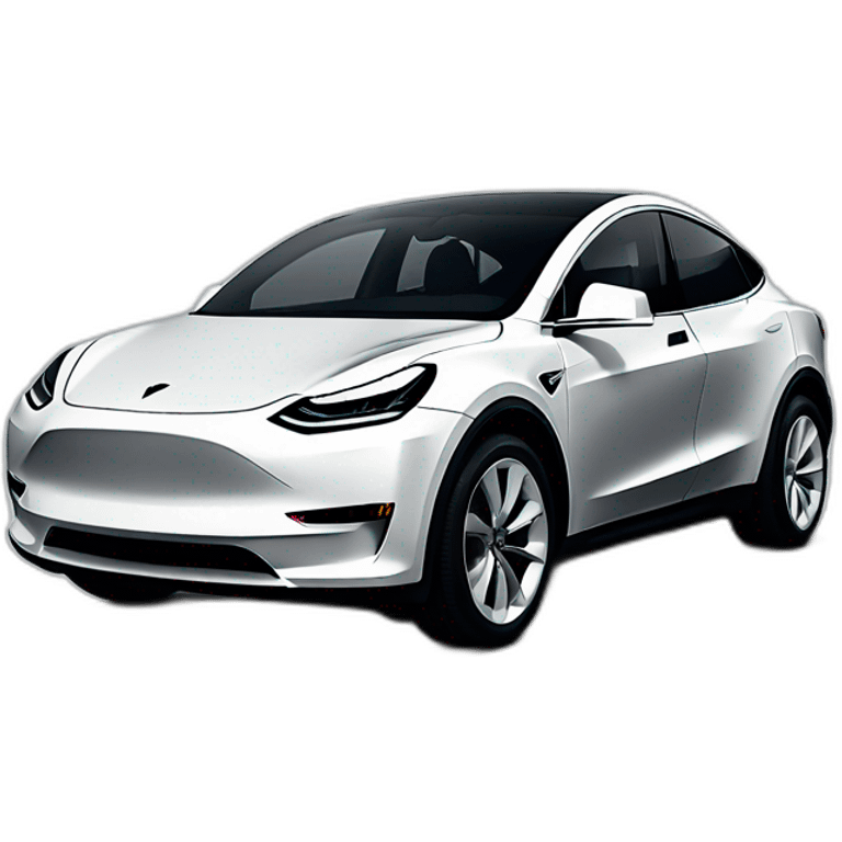 Tesla model y emoji