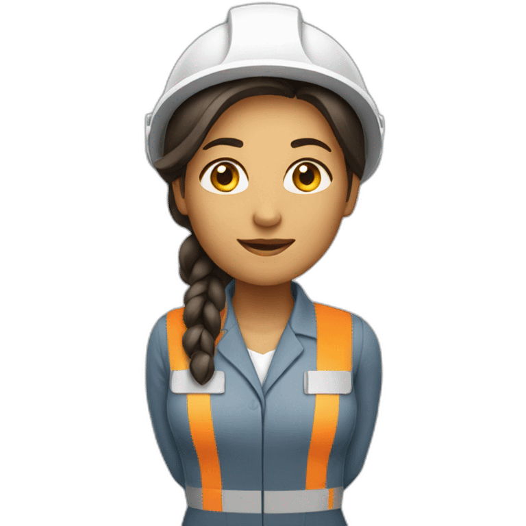 woman engineer standing emoji