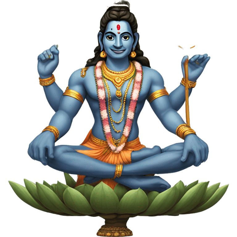 Shiva god in natraj emoji