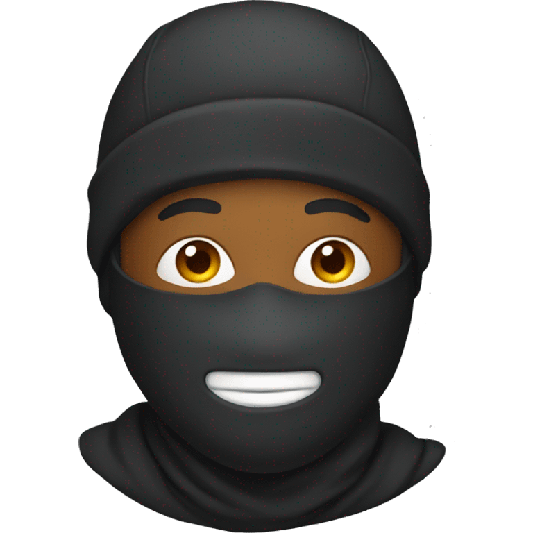 Guy wearing a ski mask emoji