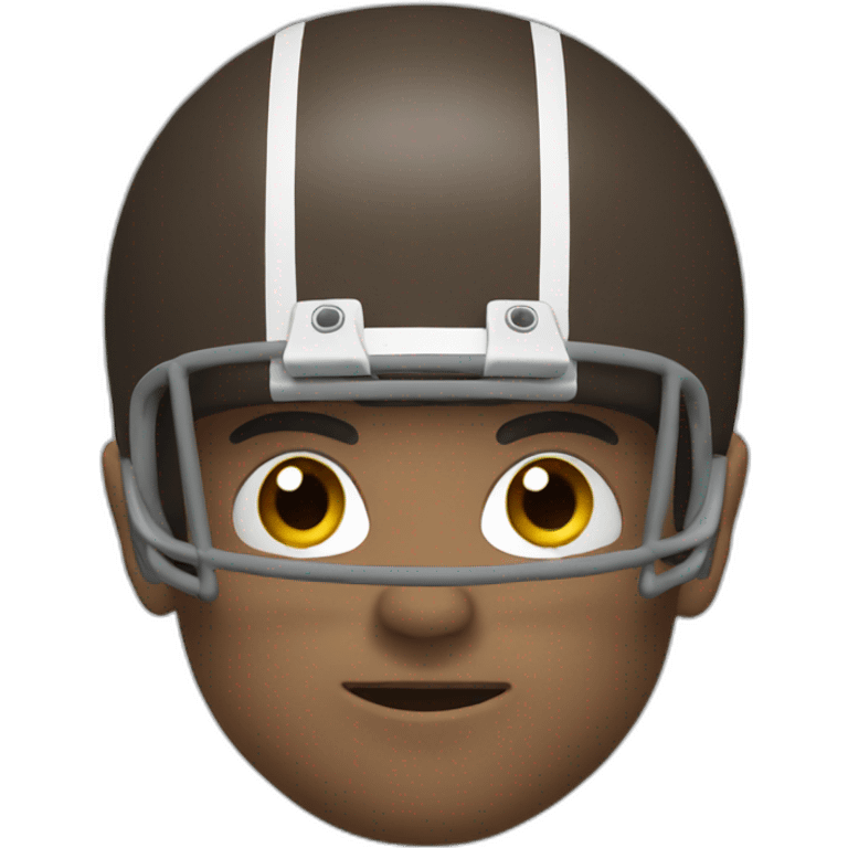 football player head  emoji