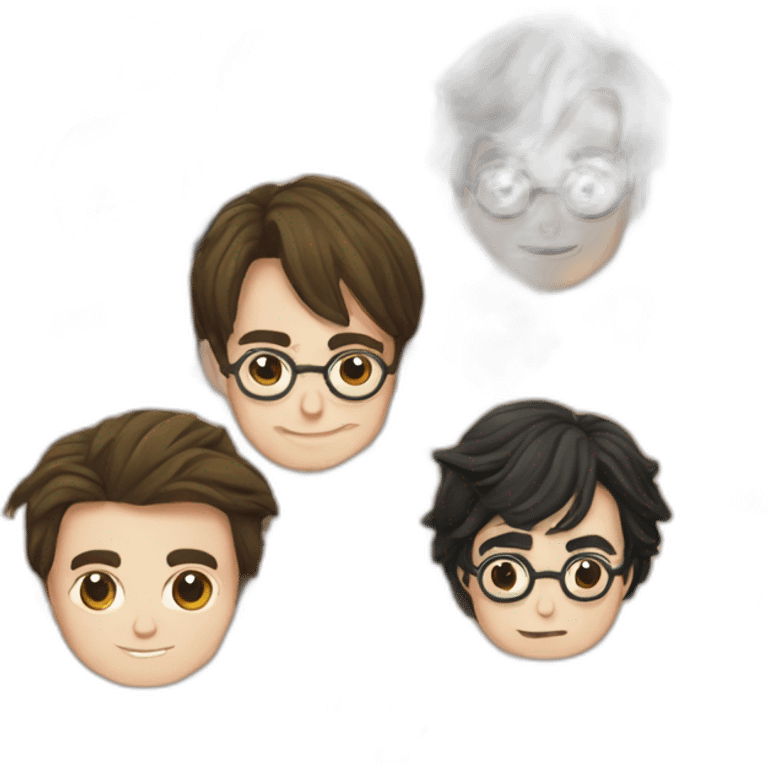 Harry potter sur son balais emoji