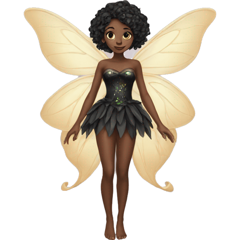 Black fairy emoji