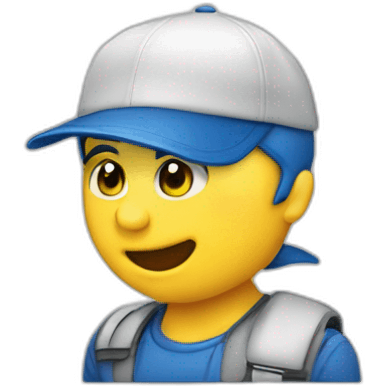 Dauphin à casquette emoji