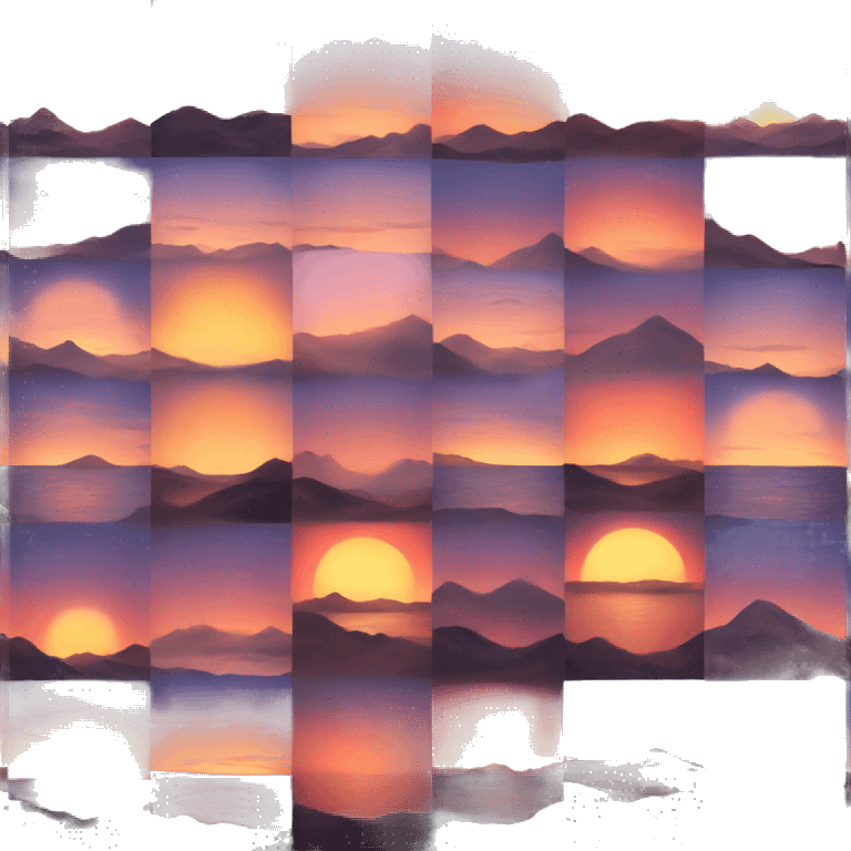 sunset  emoji