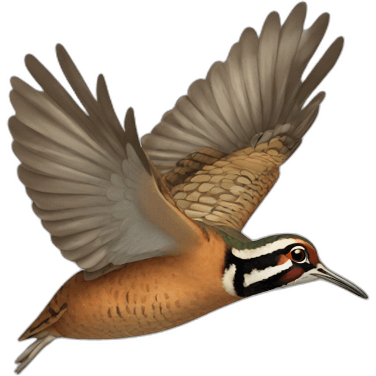 woodcock flying emoji