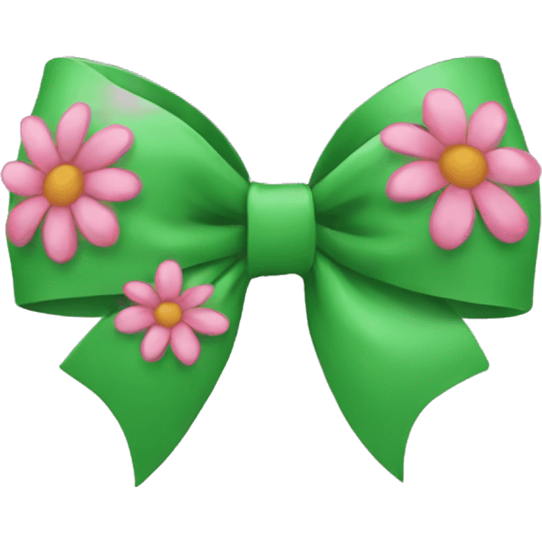 bow on flower emoji